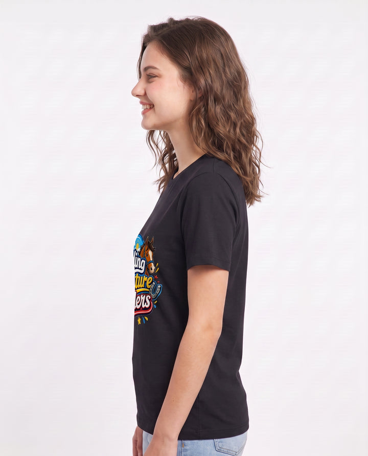 Guiding Future Riders Women's Black T-Shirt product image 3