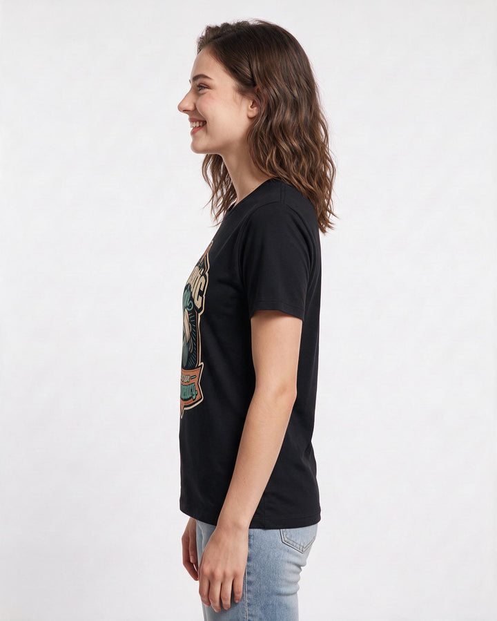 Nurse Women's Black T-Shirt – My therapeutic voice has its own muscle memory. product image 2