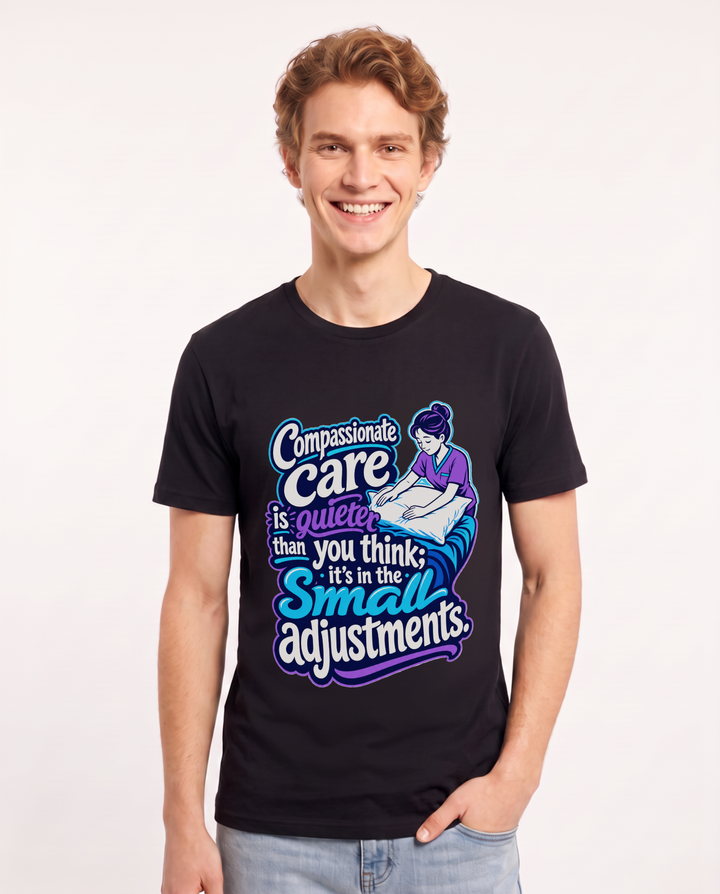 Nurse Black T-Shirt for Men – Nursing Life Graphic Tee product image 1
