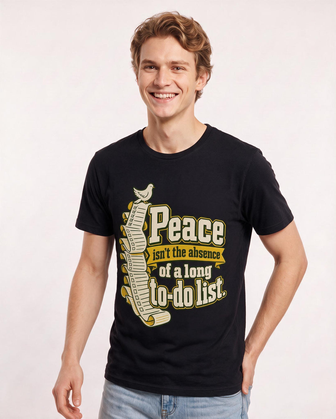 Christian Faith Black T-Shirt for Men – Everyday Expression Graphic Tee product image 1