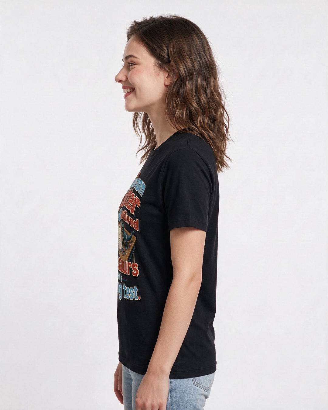 Teacher Black T-Shirt for Women – Everyday Expression Graphic Tee product image 2