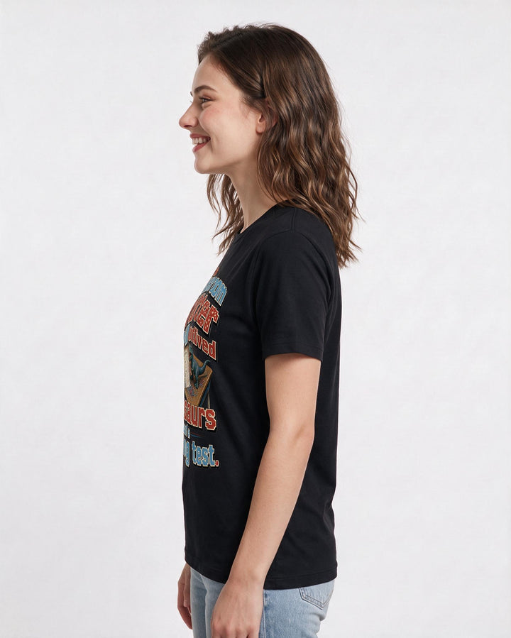 Teacher Black T-Shirt for Women – Everyday Expression Graphic Tee product image 2