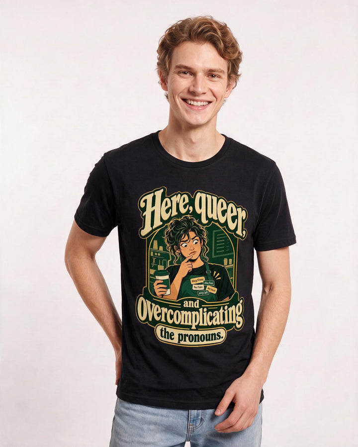Pride Black T-Shirt for Men – Everyday Expression Graphic Tee product image 1
