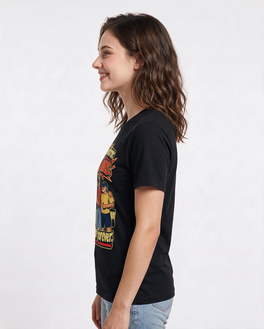 Veteran Black T-Shirt for Women – Everyday Expression Graphic Tee product image 2