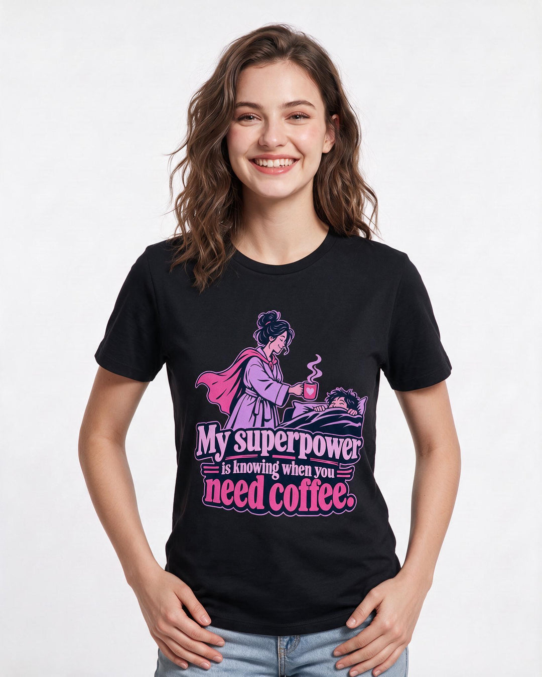 Mom Black T-Shirt for Women – Everyday Expression Graphic Tee product image 1