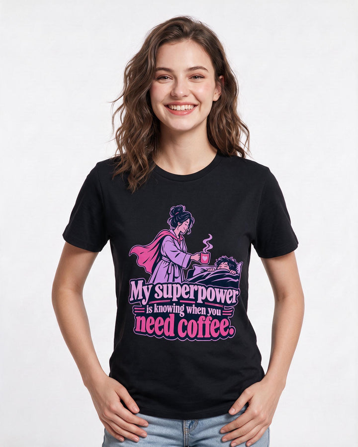 Mom Black T-Shirt for Women – Everyday Expression Graphic Tee product image 1