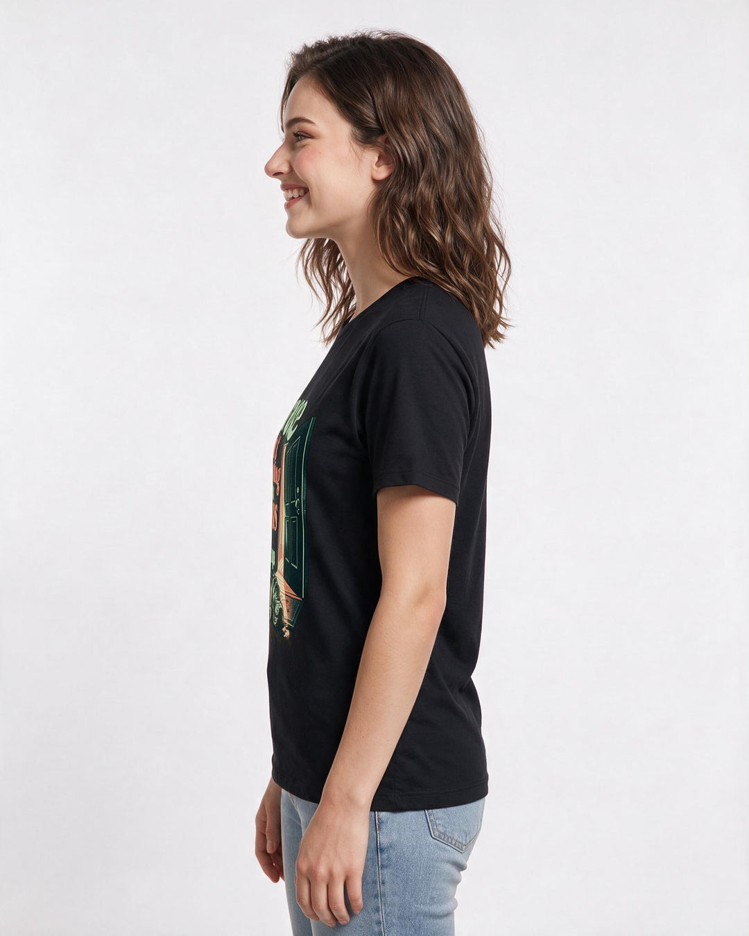 Christian Faith Black T-Shirt for Women – Everyday Expression Graphic Tee product image 2