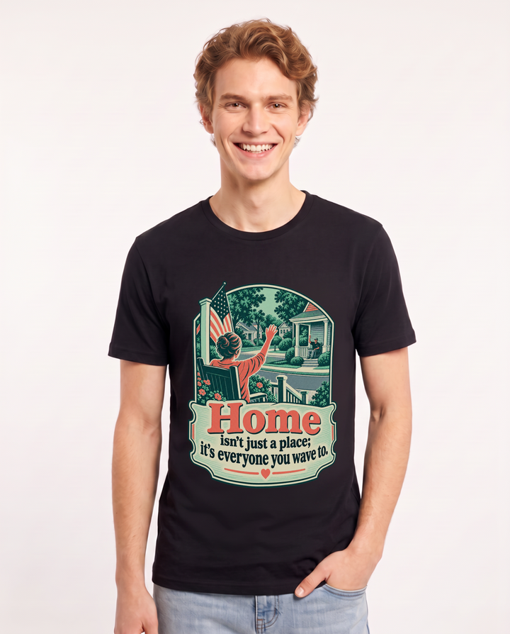Patriotic Black T-Shirt for Men – Everyday Expression Graphic Tee product image 3