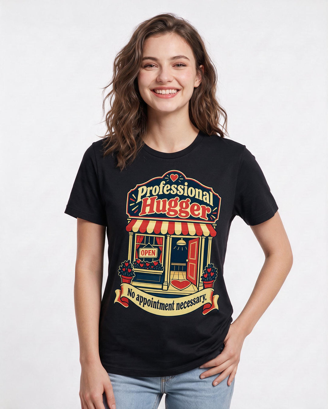 Grandparent Black T-Shirt for Women – Everyday Expression Graphic Tee product image 1