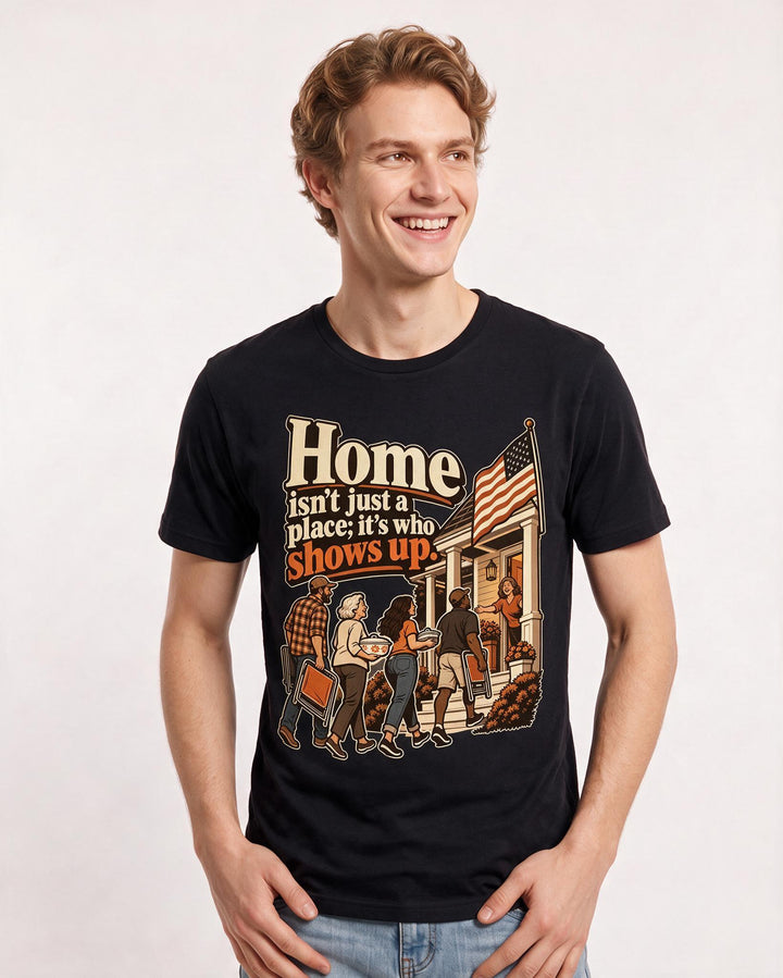 Patriotic Black T-Shirt for Men – Everyday Expression Graphic Tee product image 1