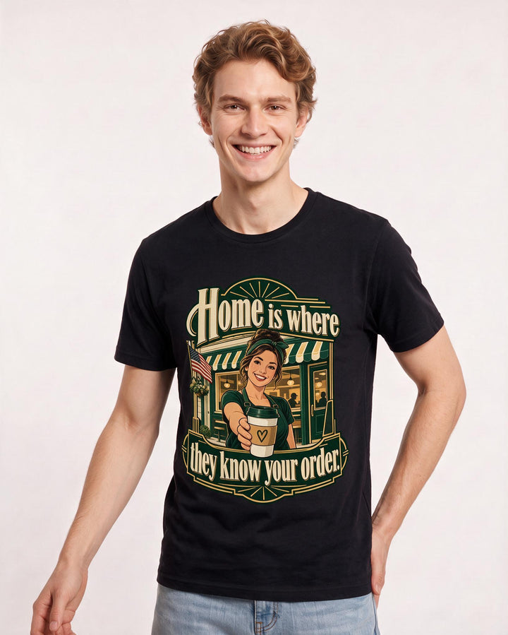 Patriotic Black T-Shirt for Men – Everyday Expression Graphic Tee product image 1