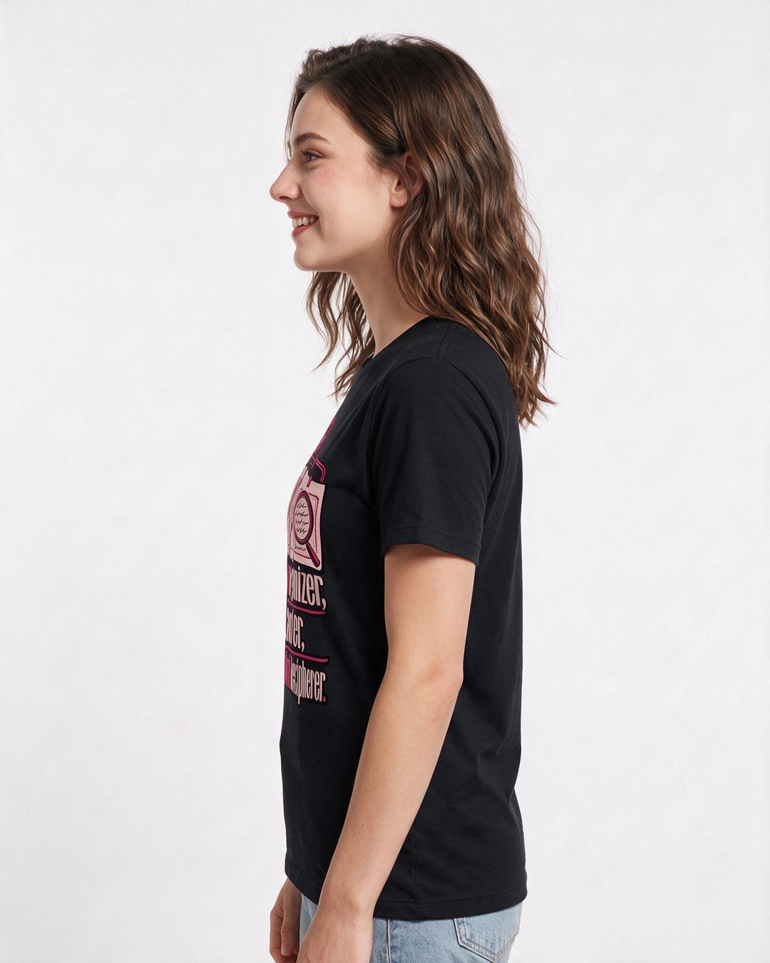 Nurse Black T-Shirt for Women – Nursing Life Graphic Tee product image 2