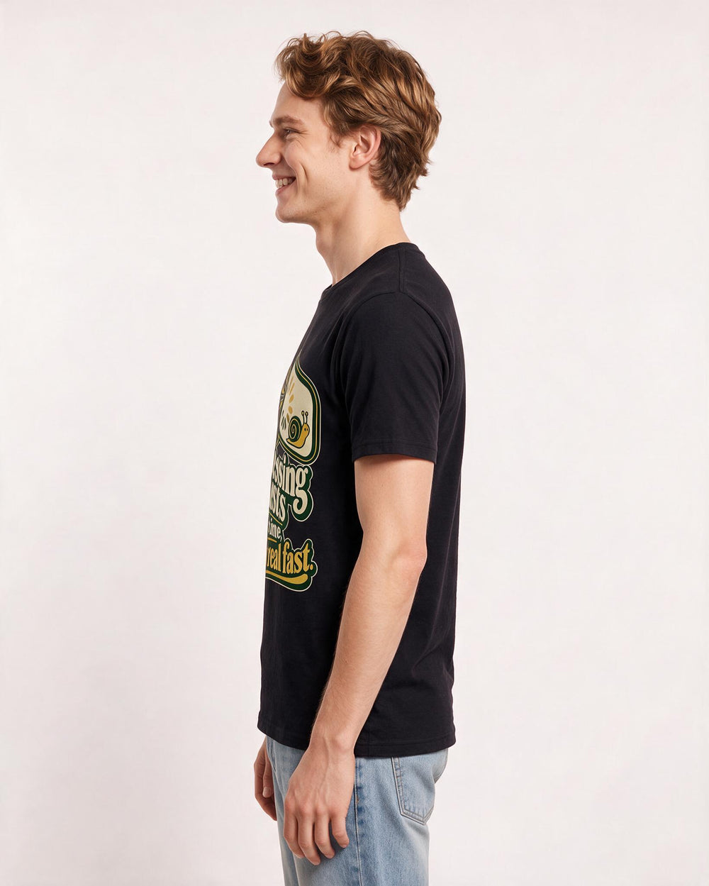 Neurodiversity Black T-Shirt for Men – Everyday Expression Graphic Tee product image 2