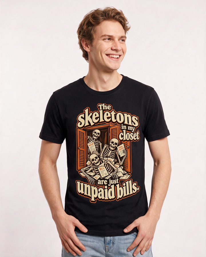 Halloween Black T-Shirt for Men – Halloween Theme Graphic Tee product image 1