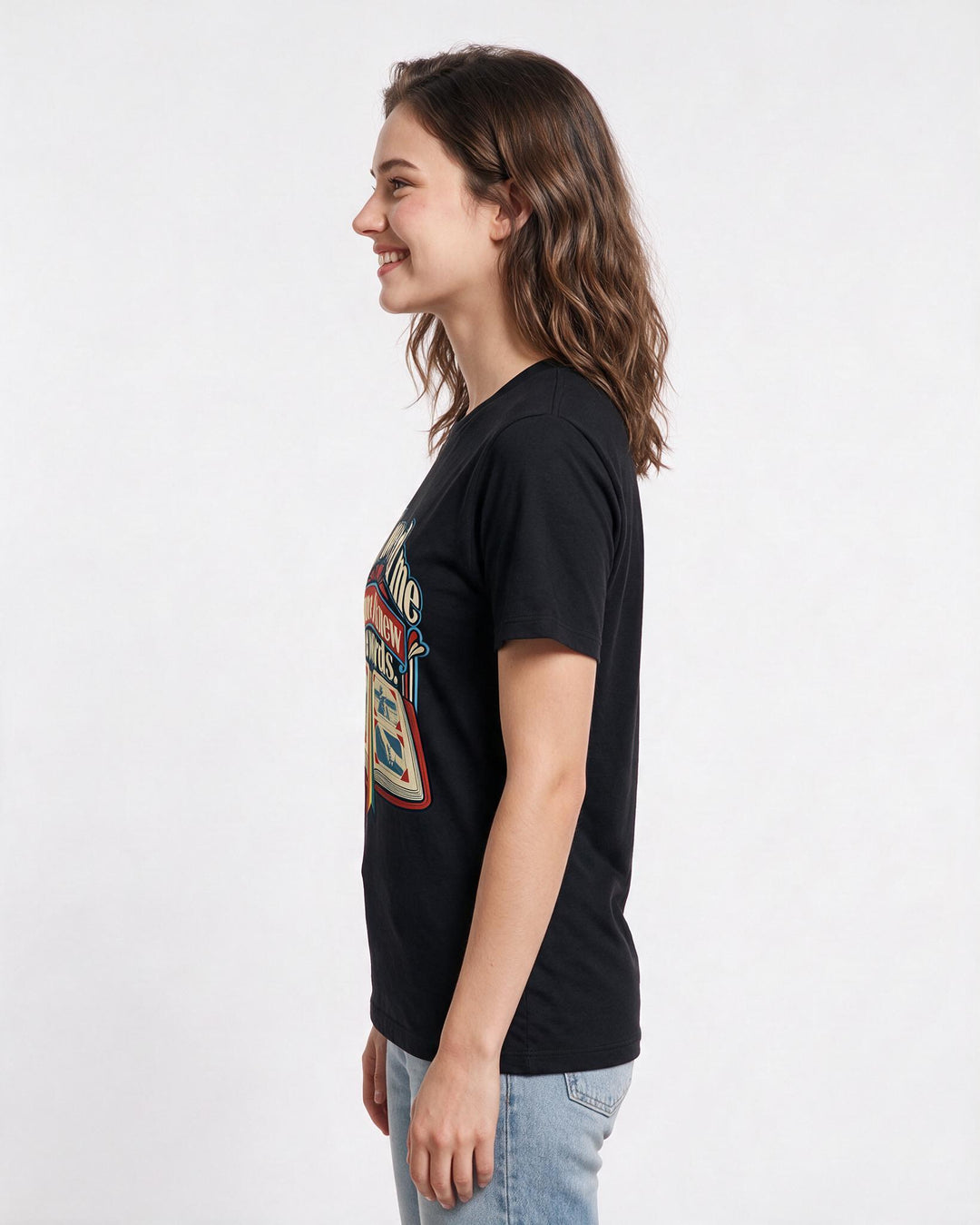 Pride Black T-Shirt for Women – Everyday Expression Graphic Tee product image 2