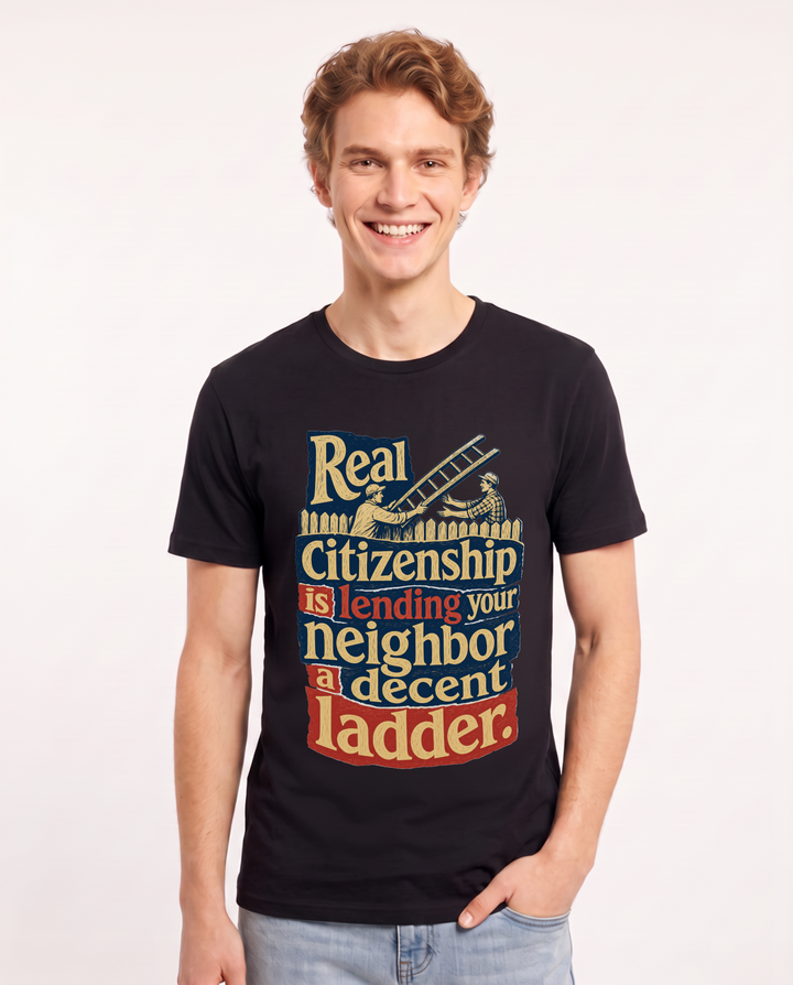Patriotic Black T-Shirt for Men – Everyday Expression Graphic Tee product image 1