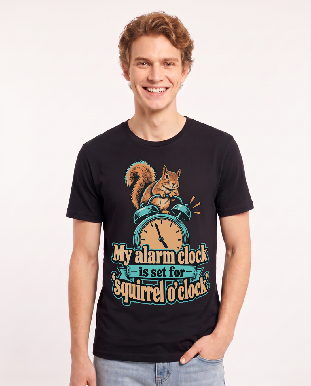 Hunting Black T-Shirt for Men – Everyday Expression Graphic Tee product image 3