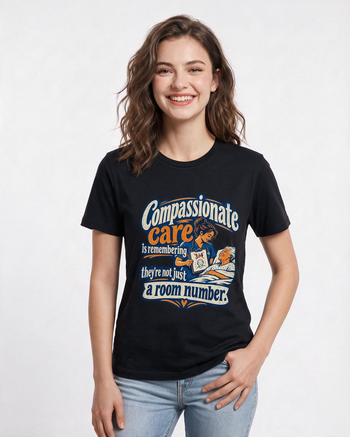 Nurse Black T-Shirt for Women – Nursing Life Graphic Tee product image 1