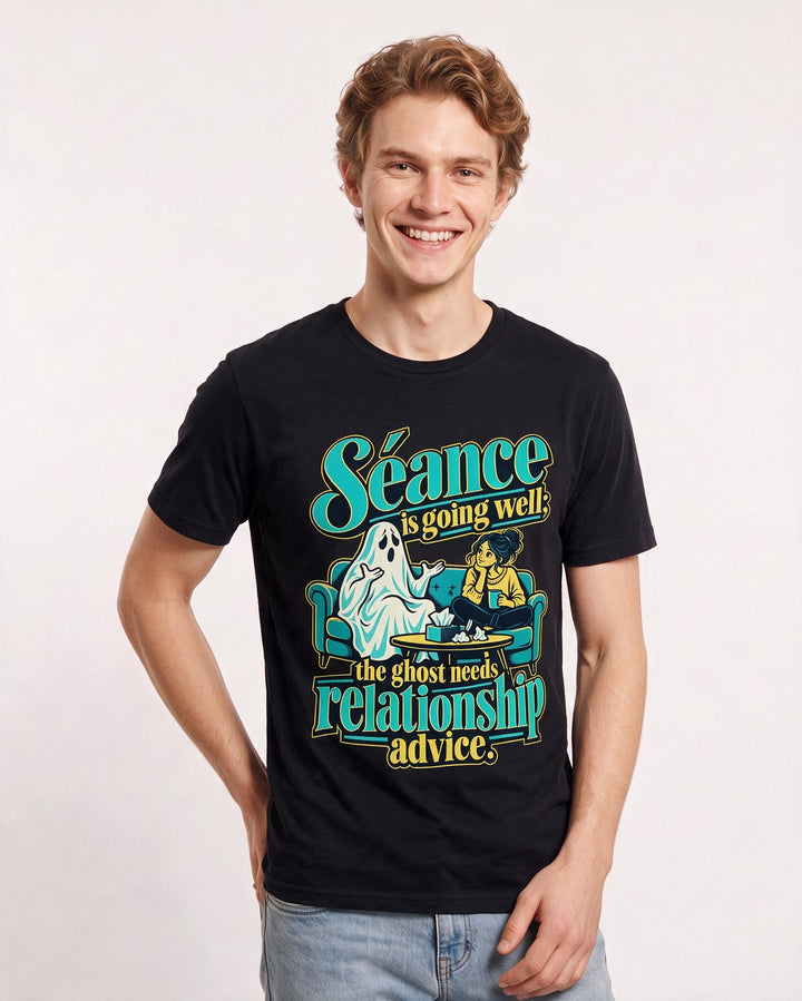 Halloween Black T-Shirt for Men – Halloween Theme Graphic Tee product image 1