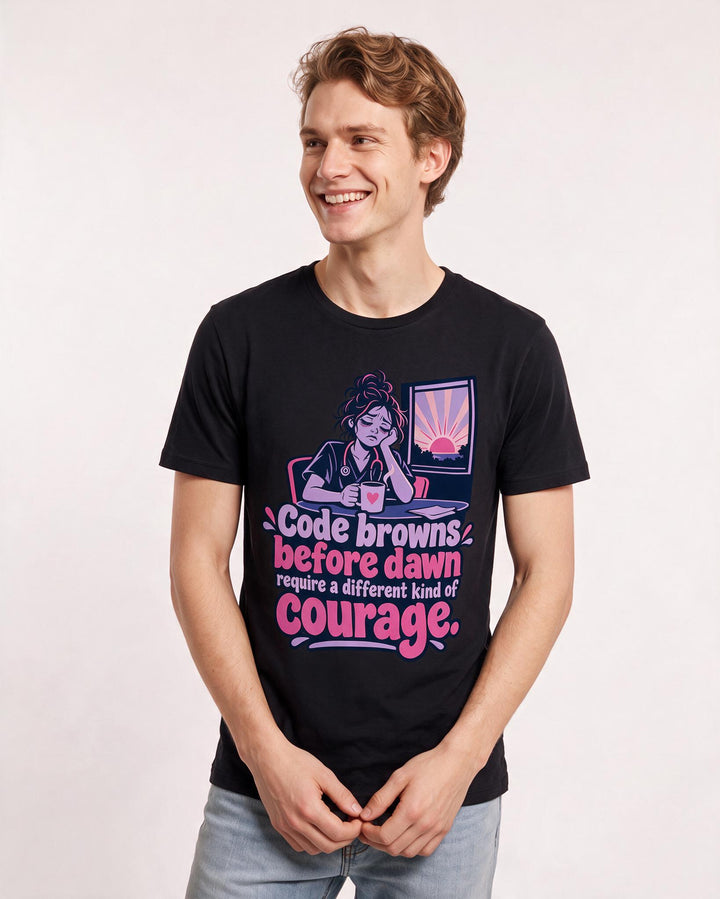Nurse Black T-Shirt for Men – Nursing Life Graphic Tee product image 1