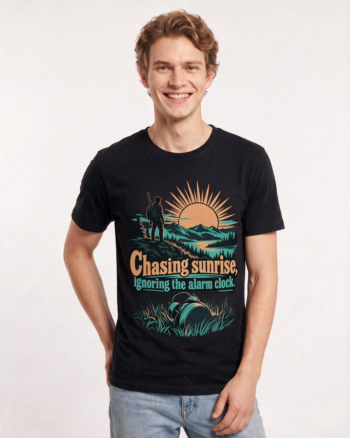 Hunting Black T-Shirt for Men – Everyday Expression Graphic Tee product image 1