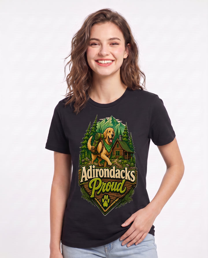 Adirondacks Proud Women's Black T-Shirt product image 1