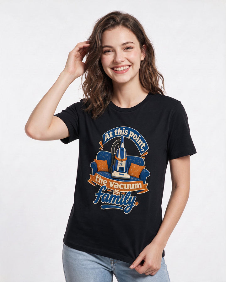 Cat Lover Black T-Shirt for Women – Everyday Expression Graphic Tee product image 3