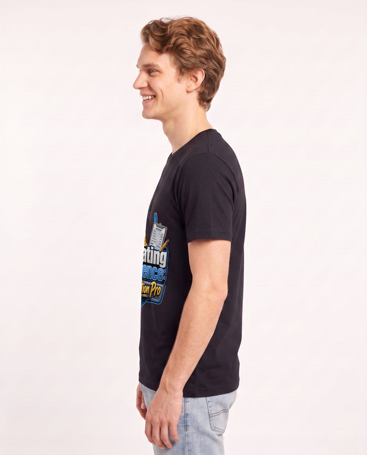 Estimating Excellence: Construction Pro Men's Black T-Shirt product image 3