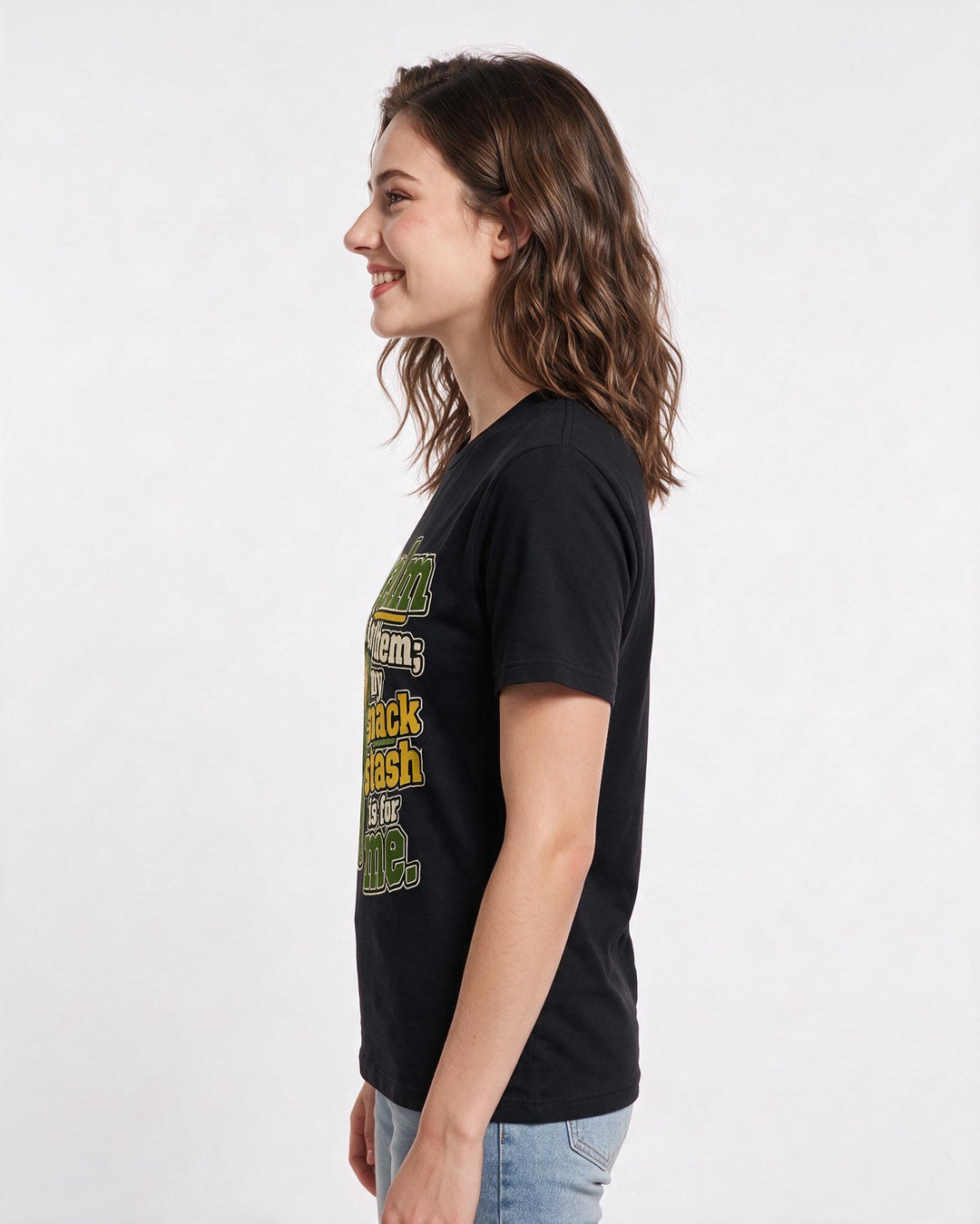 Nurse Black T-Shirt for Women – Nursing Life Graphic Tee product image 2