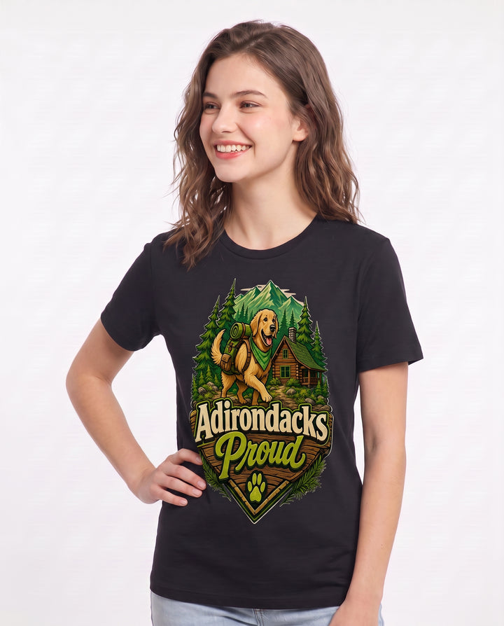 Adirondacks Proud Women's Black T-Shirt product image 3