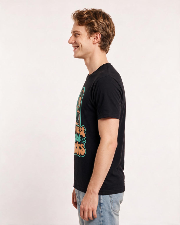 Gaming Black T-Shirt for Men – Game Night Graphic Tee product image 2