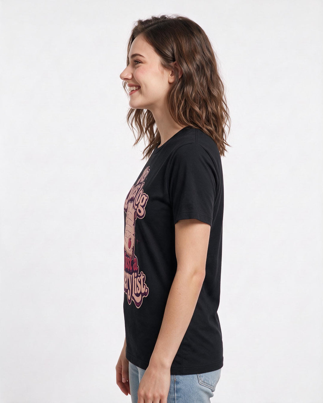 Gaming Black T-Shirt for Women – Game Night Graphic Tee product image 2