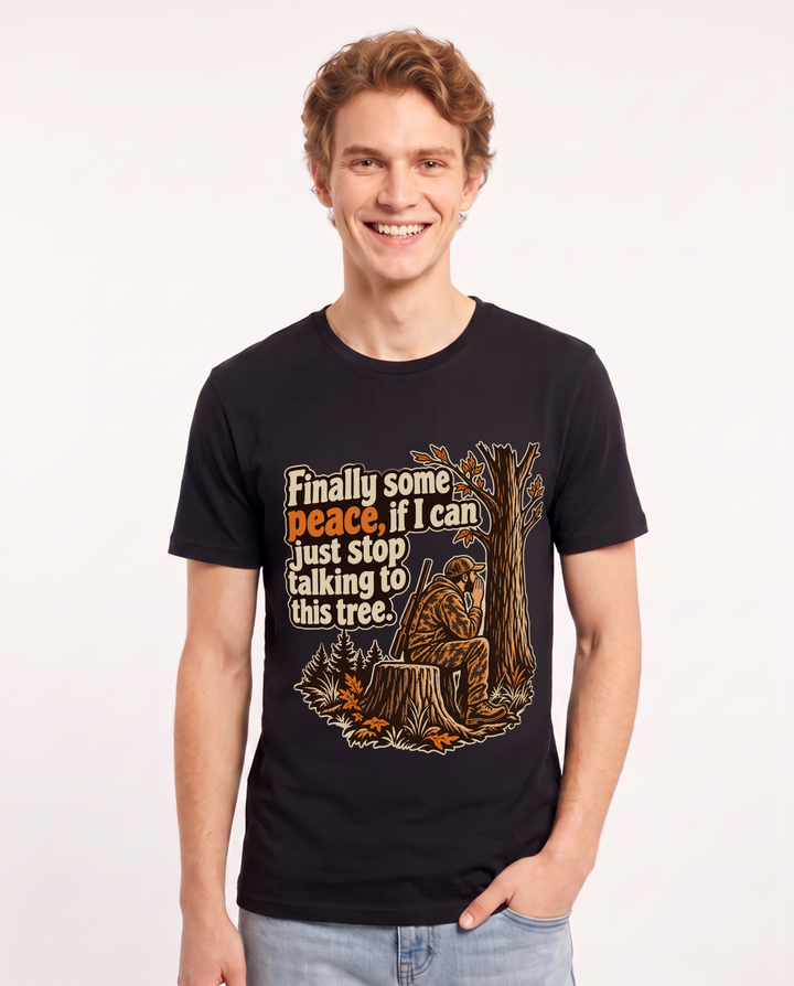 Hunting Black T-Shirt for Men – Everyday Expression Graphic Tee product image 3