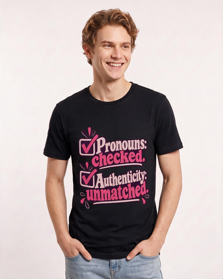 Pride Black T-Shirt for Men – Everyday Expression Graphic Tee product image 1