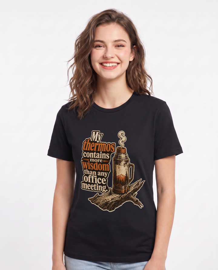 Hunting Black T-Shirt for Women – Everyday Expression Graphic Tee product image 3