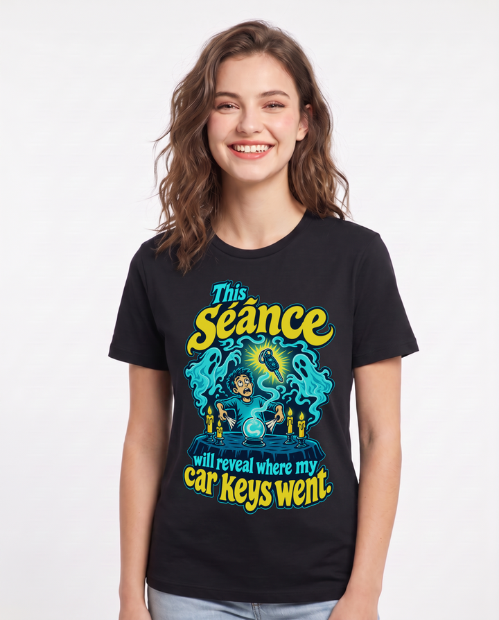 Halloween Black T-Shirt for Women – Halloween Theme Graphic Tee product image 3