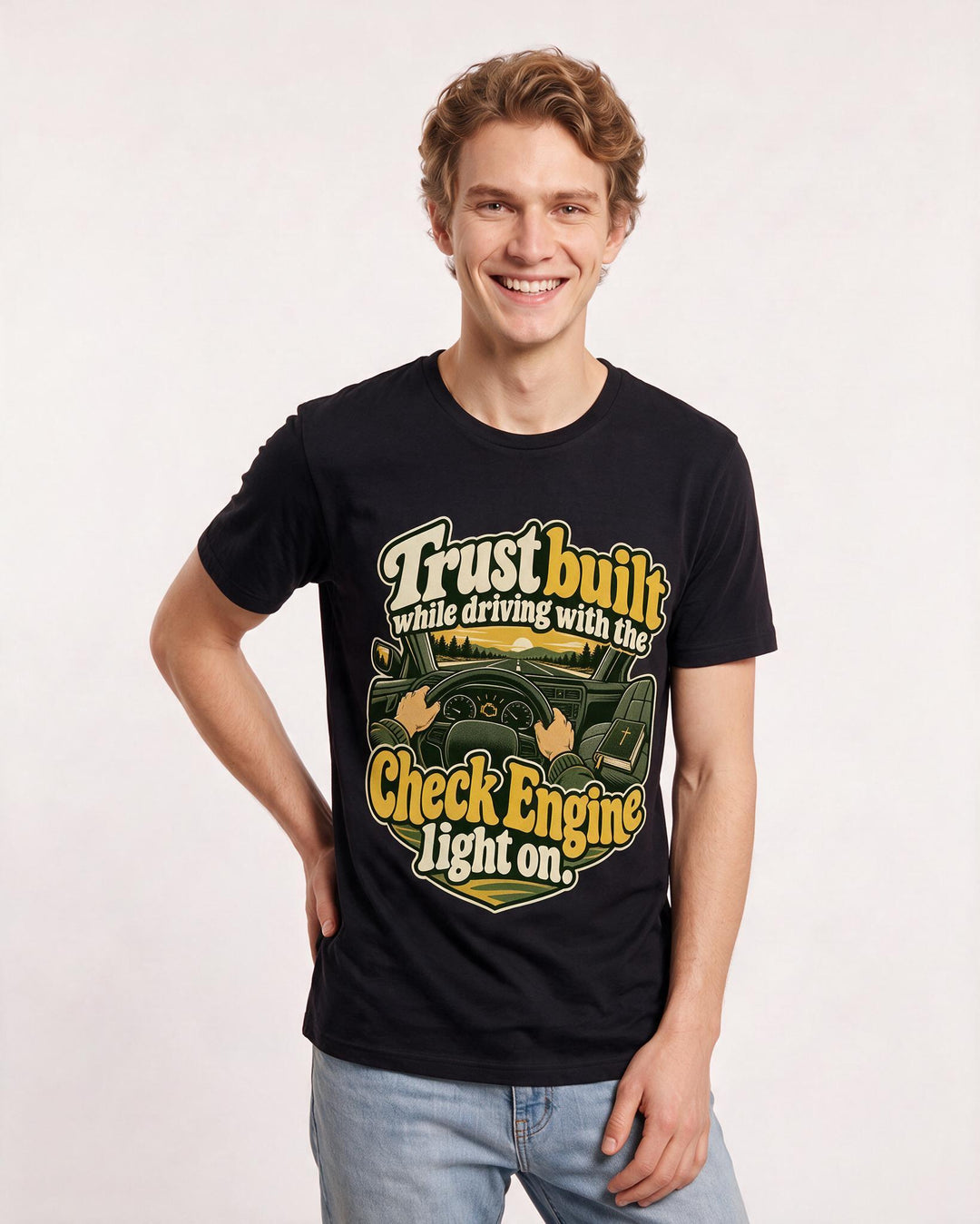 Christian Faith Black T-Shirt for Men – Everyday Expression Graphic Tee product image 1