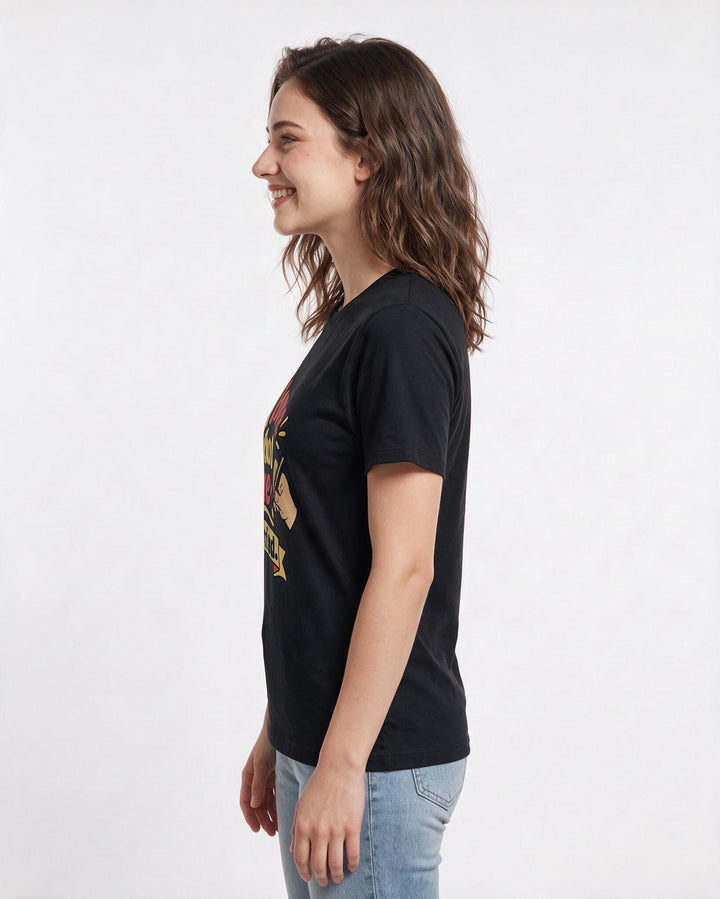 Pride Black T-Shirt for Women – Everyday Expression Graphic Tee product image 2