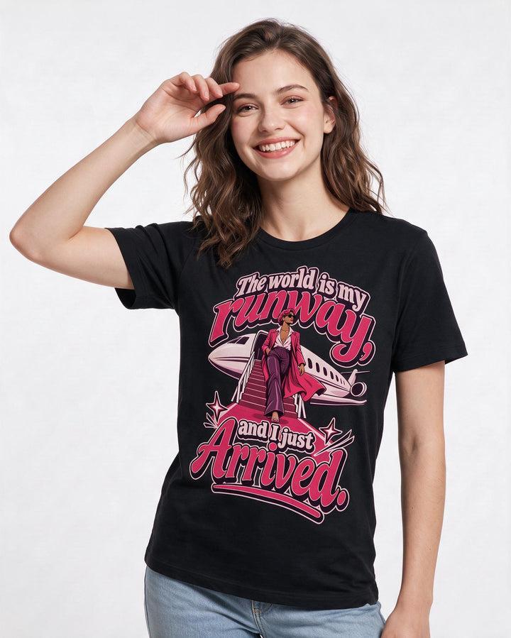 Pride Black T-Shirt for Women – Everyday Expression Graphic Tee product image 1
