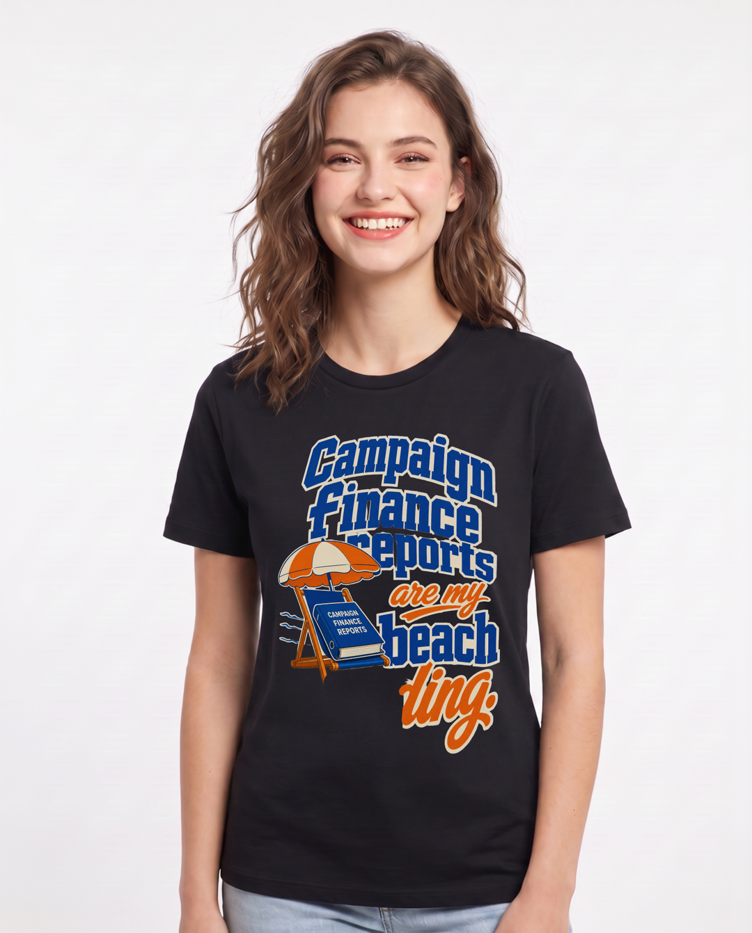 Political Statement Black T-Shirt for Women – Everyday Expression Graphic Tee product image 1