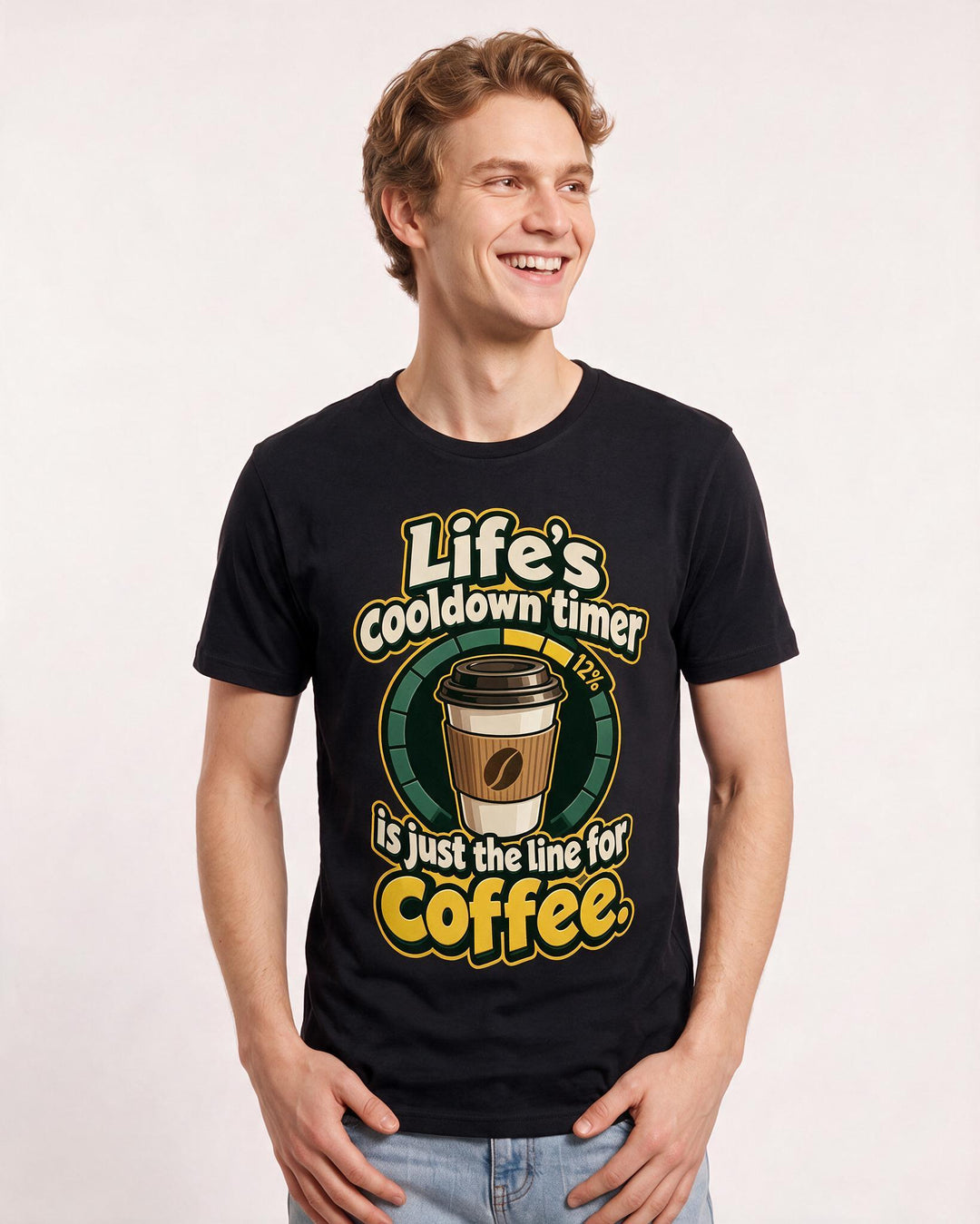 Gaming Black T-Shirt for Men – Game Night Graphic Tee product image 1