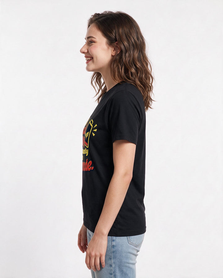 Meme Black T-Shirt for Women – Everyday Expression Graphic Tee product image 2