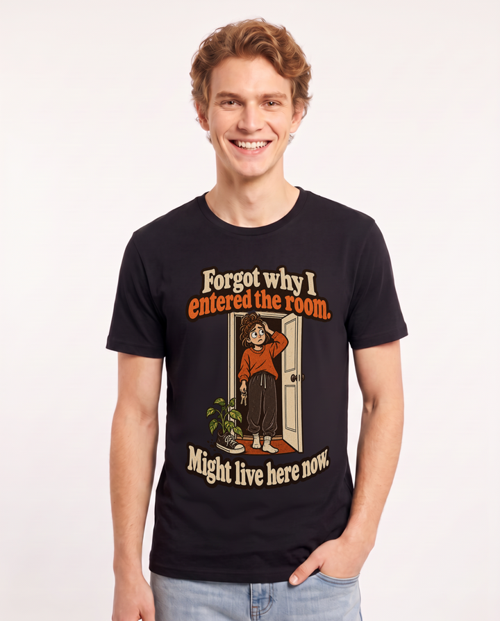Meme Black T-Shirt for Men – Everyday Expression Graphic Tee product image 3