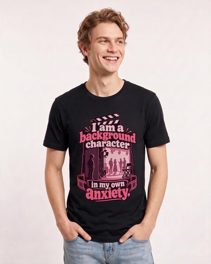 Meme Black T-Shirt for Men – Everyday Expression Graphic Tee product image 1