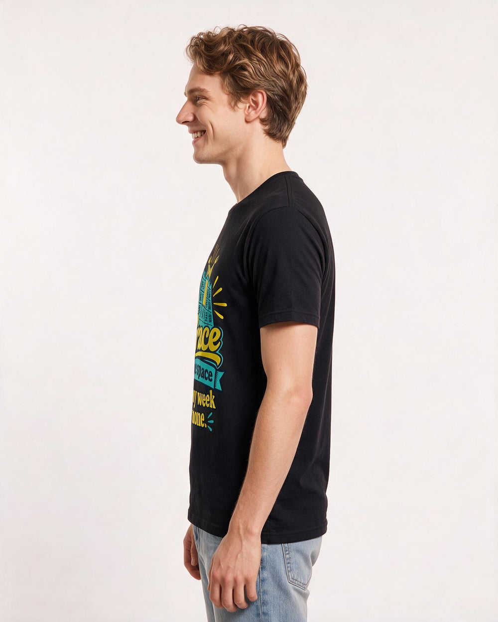 Christian Faith Black T-Shirt for Men – Everyday Expression Graphic Tee product image 2
