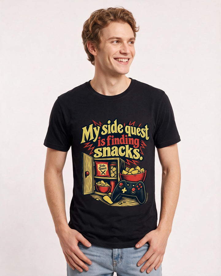 Gaming Black T-Shirt for Men – Game Night Graphic Tee product image 1