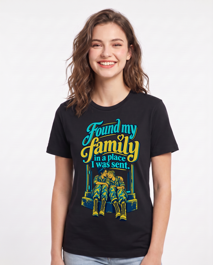 Veteran Black T-Shirt for Women – Everyday Expression Graphic Tee product image 3