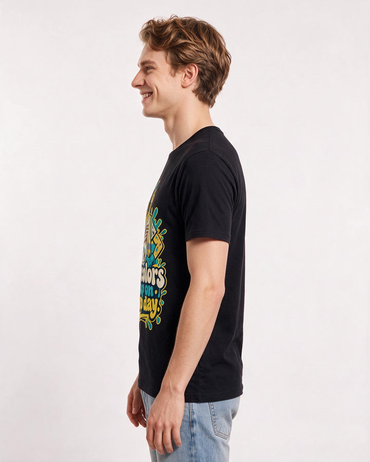 Patriotic Black T-Shirt for Men – Everyday Expression Graphic Tee product image 2