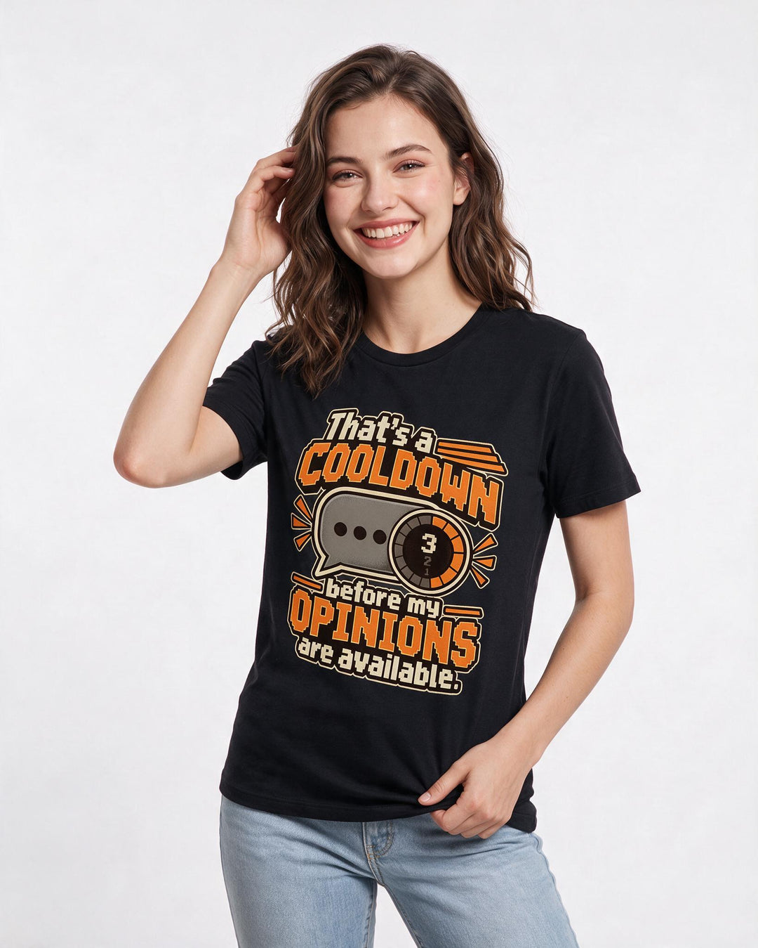 Gaming Black T-Shirt for Women – Game Night Graphic Tee product image 1