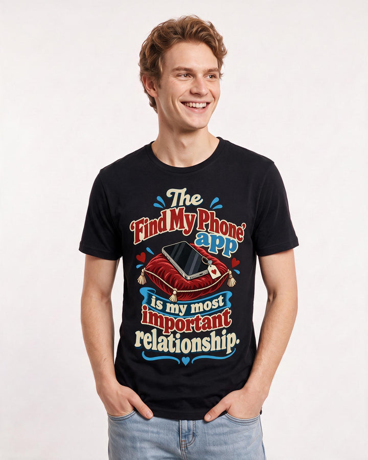 Meme Black T-Shirt for Men – Everyday Expression Graphic Tee product image 1